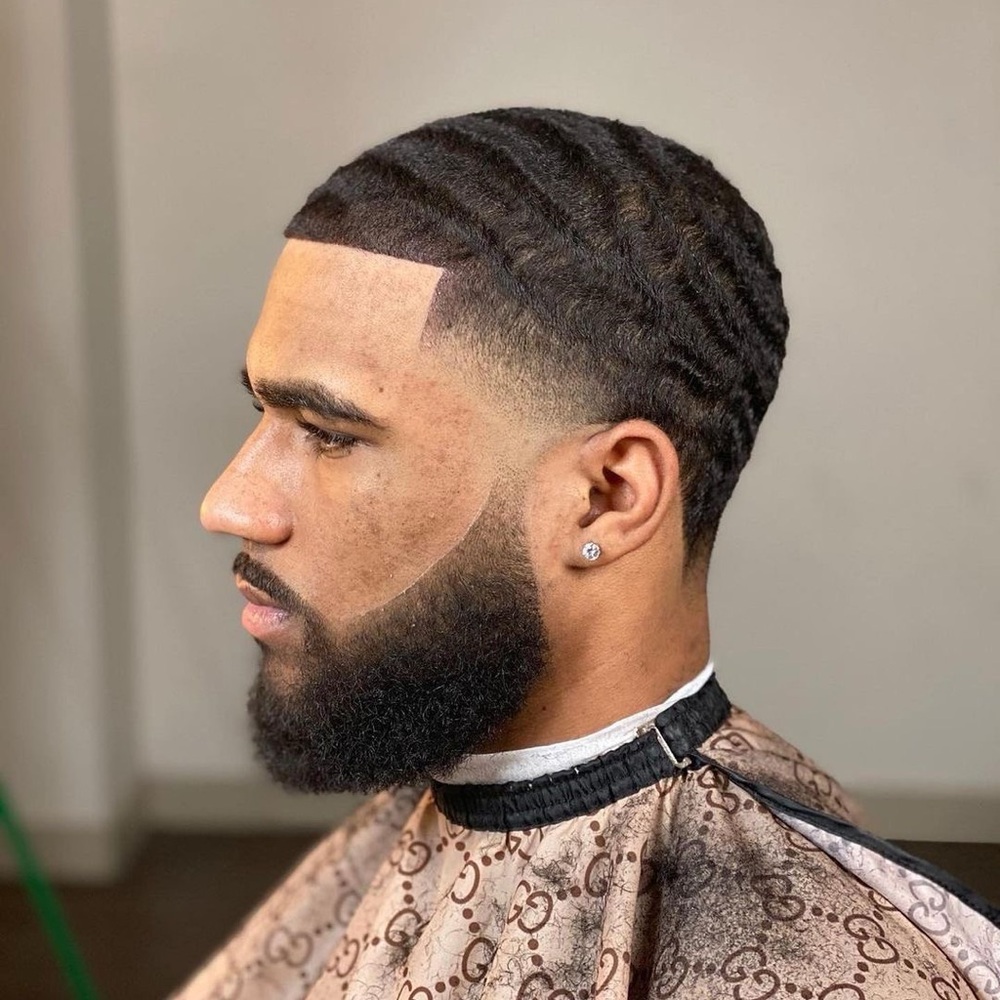Premium Barber Cape - Luxury Pattern Salon Cape
